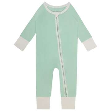 Soft Bamboo Baby Rompers - 3-Pack Footless Pajamas