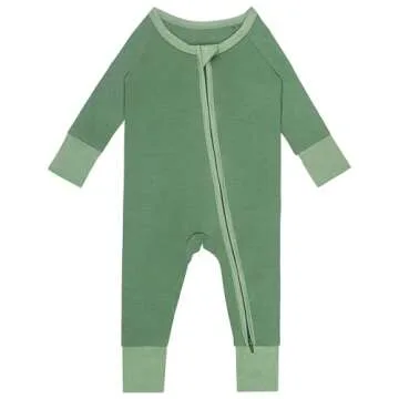 Soft Bamboo Baby Rompers - 3-Pack Footless Pajamas