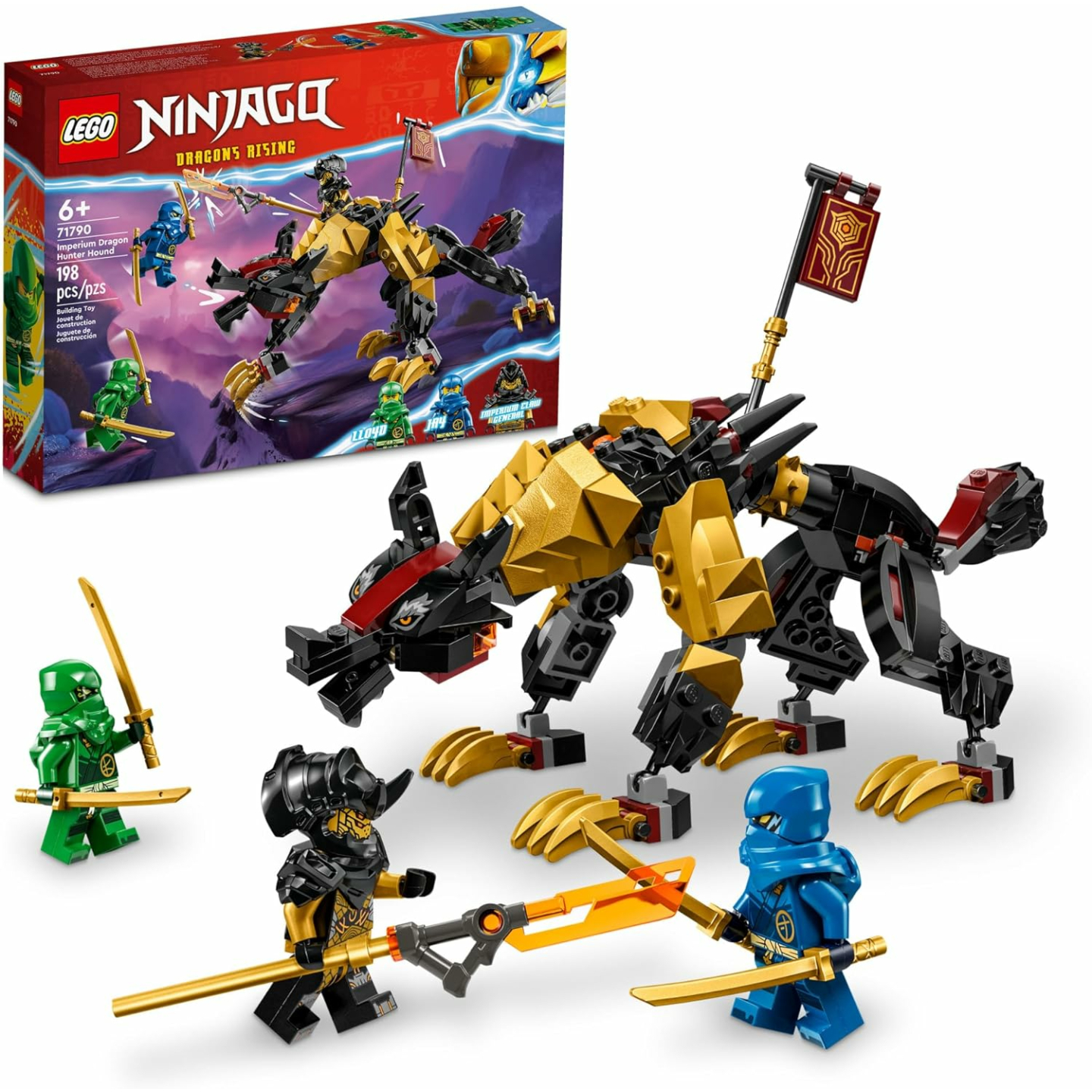 NINJAGO Dragon Hunter Building Set for Kids 6+