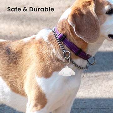 iFace Sanrio Friends Special Edition Silicone Protective Cover Designed for Apple AirTags [Cute Character Case] [Carabiner Keychain Clip Included] - Cinnamoroll