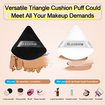 Velour Powder Puff Set for Flawless Makeup Application