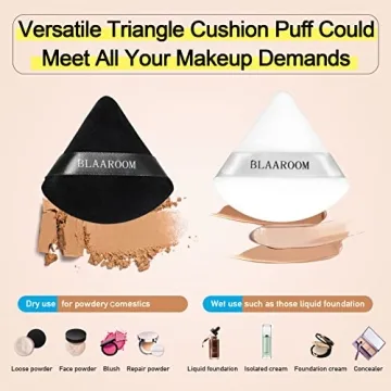 Velour Powder Puff Set for Flawless Makeup Application