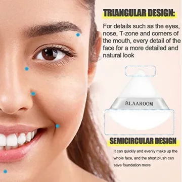 Velour Powder Puff Set for Flawless Makeup Application