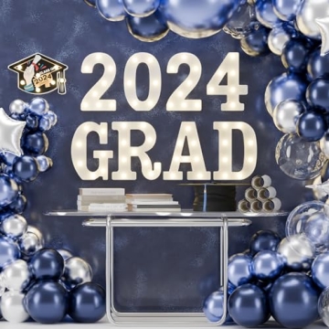 Graduation Party Decorations Light Up Letters for 2024