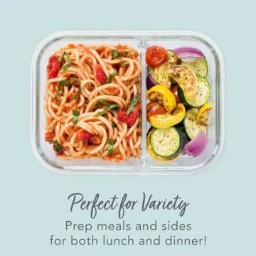 Bentgo Glass Meal Prep Set - 4 Leak-Proof Containers