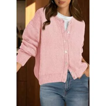 PRETTYGARDEN Women's Open Front Chunky Cardigan