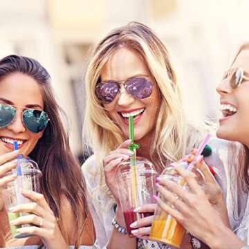 Creative Glass Straws Set - Eco-Friendly and Stylish