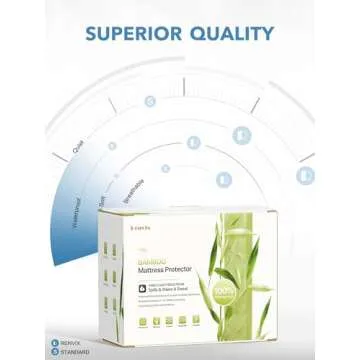 King Waterproof Mattress Protector Ultra Soft Bamboo Cover