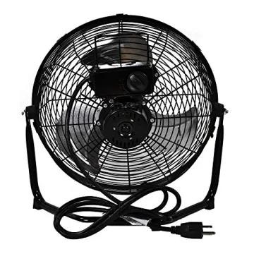 Comfort Zone CZHV12B High Velocity 12 Inch Fan 3 Speed Black