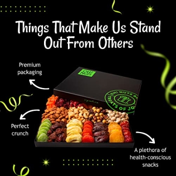 Gourmet Dried Fruit and Nuts Gift Basket XL - 18 Varieties