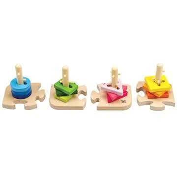 Hape Wooden Creative Peg Puzzle for Toddlers