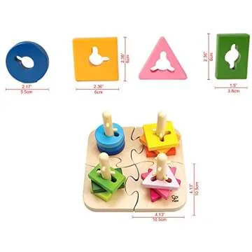 Hape Wooden Creative Peg Puzzle for Toddlers