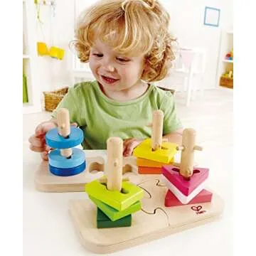 Hape Wooden Creative Peg Puzzle for Toddlers