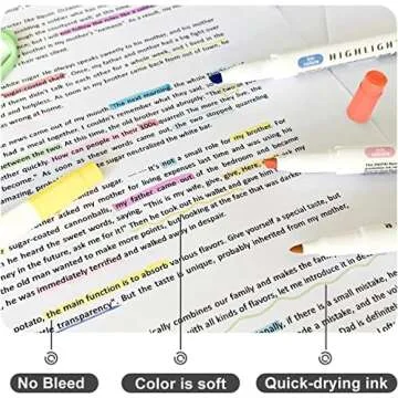 ATOPSTAR 25 Color Highlighter Set - Ideal for Students and Artists