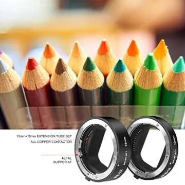 Meike MK-RF-AF1 13mm 18mm Macro Extension Tube for EOS-R