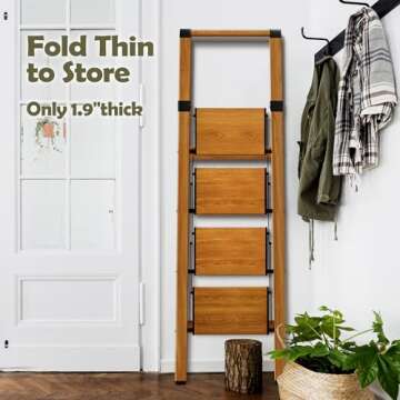 Taranta 4 Step Lightweight Folding Ladder with Handgrip