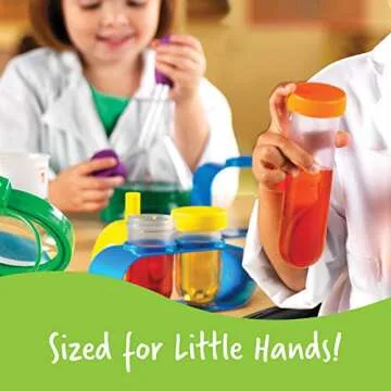 Learning Resources Primary Science Lab Activity Set - Science Kits for Kids Ages 3+ STEM Toys for Toddlers, Science Classroom Decor,Science Experiments