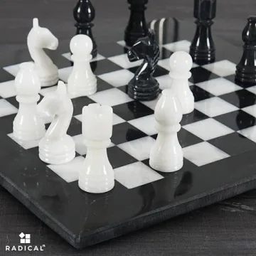 Radicaln 12 Inches Marble Chess Set for Adults