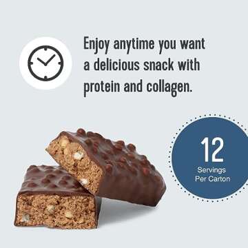 Vital Proteins® & Jennifer Aniston™ Cold Brew Coffee Flavored Protein and Collagen Bar 12-count box