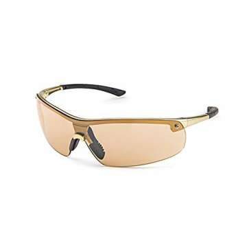 Gateway Safety 34AG5M Ingot Safety Glasses, Gold Frame, Standard, Bronze Mirror Lens