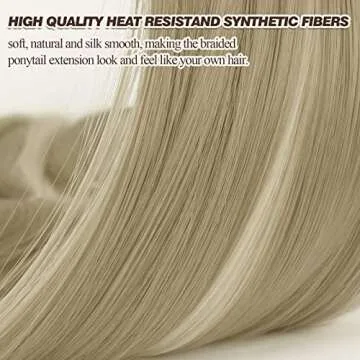 BARSDAR Braided Ponytail Extension - Effortlessly Stylish