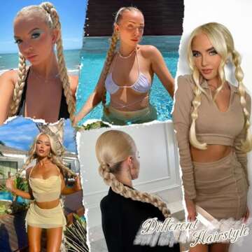 BARSDAR Braided Ponytail Extension - Effortlessly Stylish