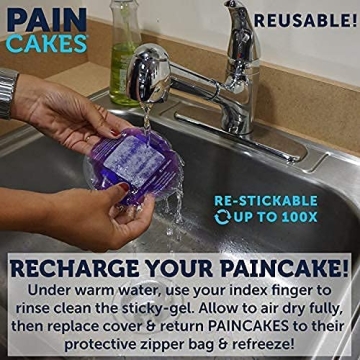 PAINCAKES Ice Pack Sticks & Stays for Pain Relief