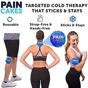 PAINCAKES Ice Pack Sticks & Stays for Pain Relief