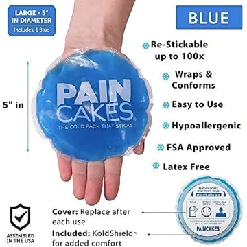 PAINCAKES Ice Pack Sticks & Stays for Pain Relief