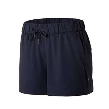 CRZ YOGA Stretch Shorts for Work & Workout with Pockets