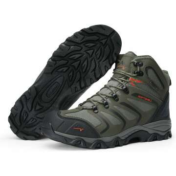 Waterproof Hiking Boots for Men - NORTIV 8