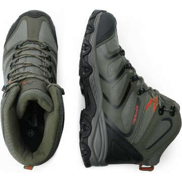 Waterproof Hiking Boots for Men - NORTIV 8