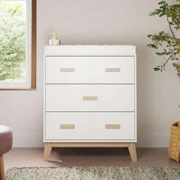 Babyletto Scoot 3-Drawer Changer Dresser - Modern, Safe, and Stylish