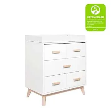 Stylish Babyletto Scoot 3-Drawer Dresser - Eco Friendly & Safe