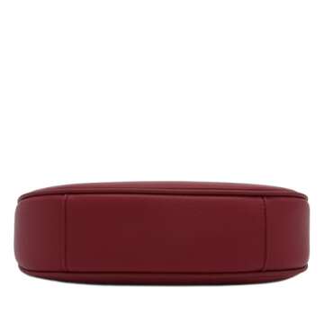 Elegant Crescent Shoulder Bag Underarm Purse (Wine)