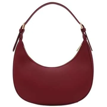 Elegant Crescent Shoulder Bag Underarm Purse for Women