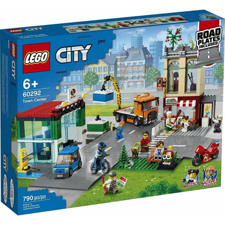 LEGO City Town Center 60292 Building Kit - 790 Pieces