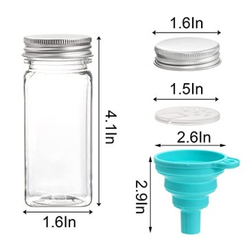 WUWEOT Spice Containers Set for Easy Kitchen Organization