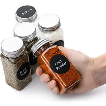 WUWEOT Spice Containers Set for Easy Kitchen Organization
