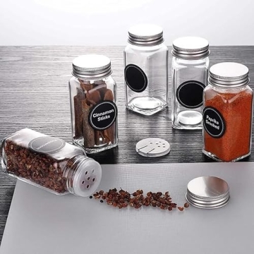 WUWEOT Spice Containers Set for Easy Kitchen Organization