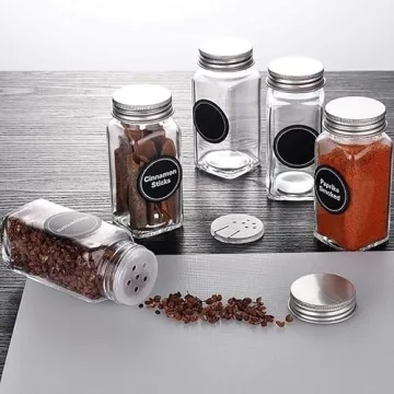 WUWEOT Spice Containers Set for Easy Kitchen Organization