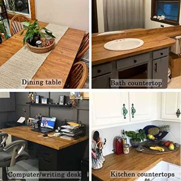 EeeComing Contact Paper Wood Wallpaper Distressed Wood Grain Contact Paper Rustic Wood Peel and Stick Wallpaper Waterproof Self Adhesive Wallpaper Removable Wood Wallpaper Roll Brown 78.7Inx17.7In