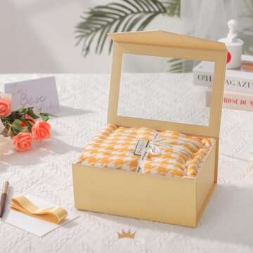 PACKQUEEN 5 Kraft Gift Boxes with Windows - Perfect for Any Occasion