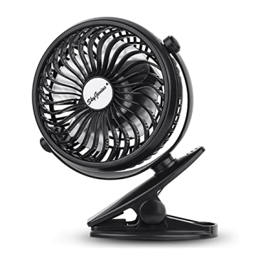 Compact USB Clip On Fan for All Ages - SkyGenius