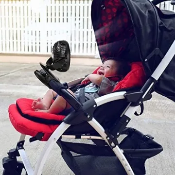 Compact USB Clip On Fan for All Ages - SkyGenius