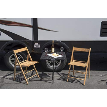 Versatile Tire-Mounted Camping Table for Outdoor Fun