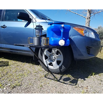 Versatile Tire-Mounted Camping Table for Outdoor Fun