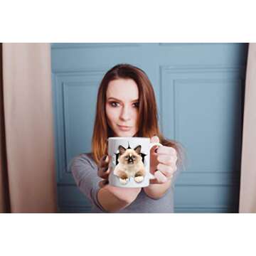 Funny Ragdoll Cat Coffee Mug - Ceramic Funny Coffee Gift for Cat Lovers