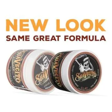 Suavecito Firme Clay Pomade for Strong Hold & Texture