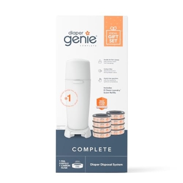 Diaper Genie Complete Gift Set For New Parents Essentials